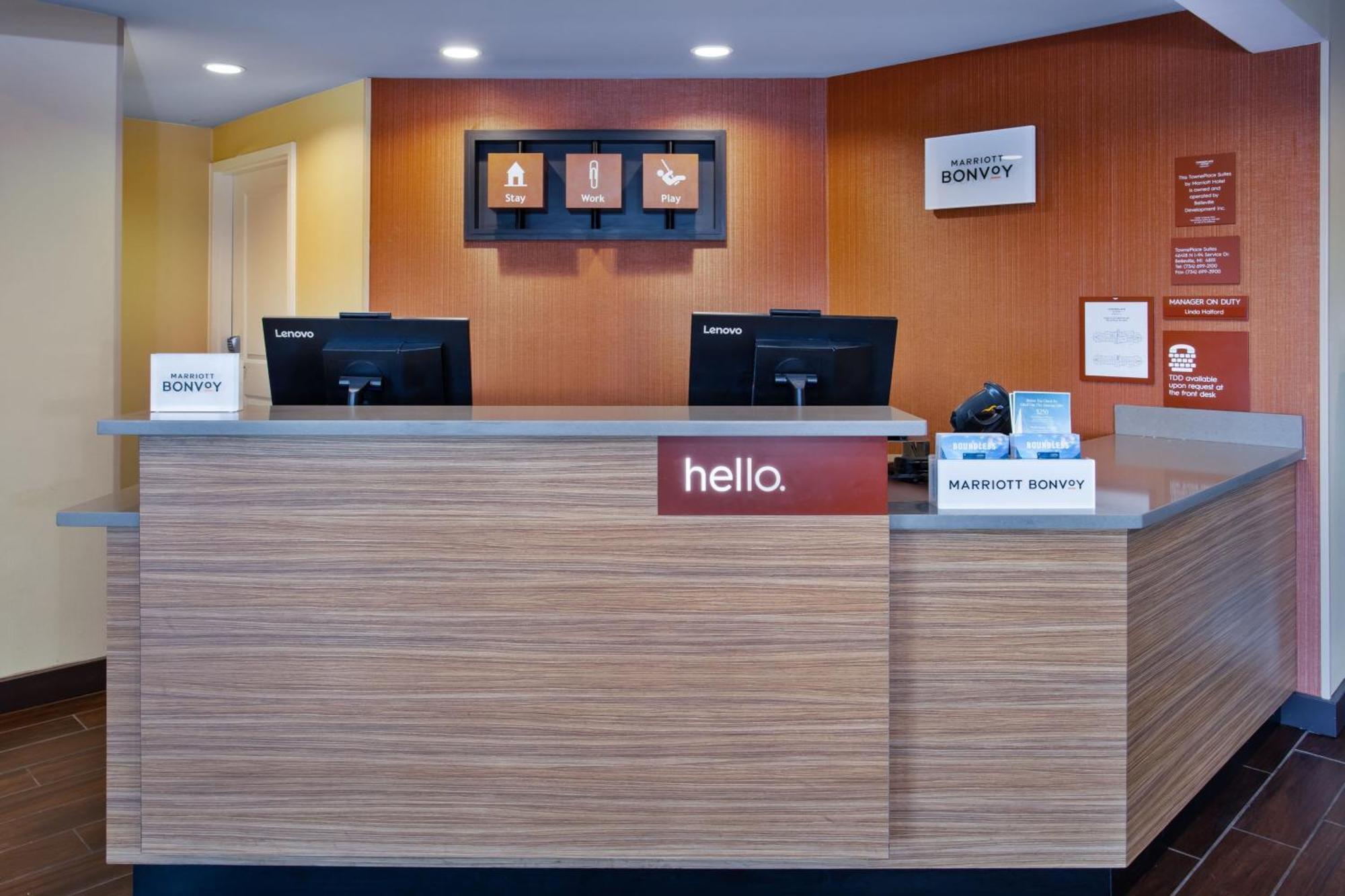 ทาวน์เพลซ สวีท บาย แมริออท ดีทรอยต์ เบลวีลล์ Hotel เบลล์วิลล์ ภายนอก รูปภาพ